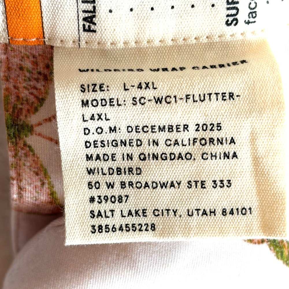 WildBird Aerial Buckle Wrap Flutter Cream L-4XL Adjustable Waist Support NWOT - Picture 4 of 5